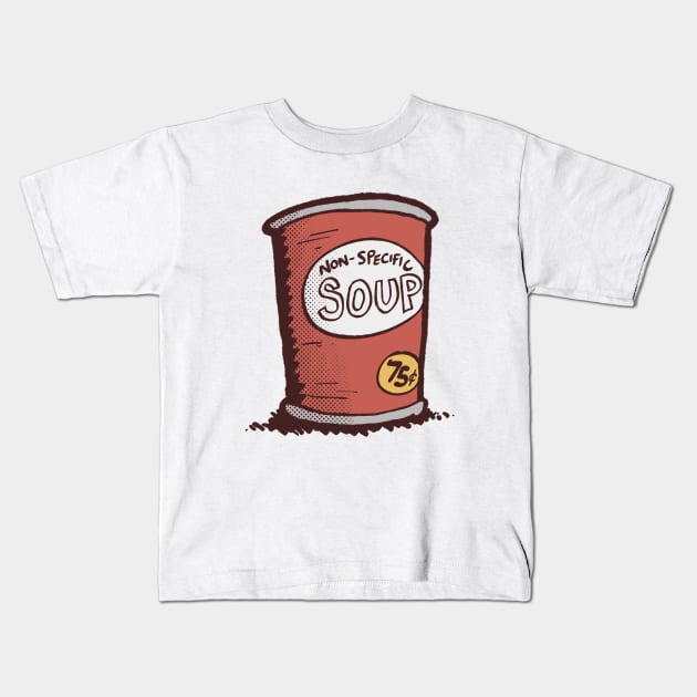 Non-specific Soup Kids T-Shirt by neilkohney